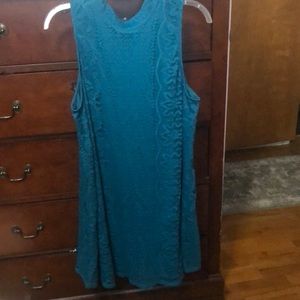 Sexy and comfortable teal green dress. Size XL